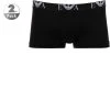 EMPORIO ARMANI Trunk Doppelpack 111210/CC715/07320 Trunks, Baumwoll-Stretch, Schwarz