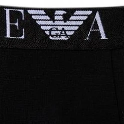 EMPORIO ARMANI Trunk Doppelpack 111210/CC715/07320 Trunks, Baumwoll-Stretch, Schwarz -MR Wasch Geschaft 113558 norm2