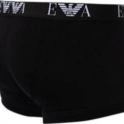 EMPORIO ARMANI Trunk Doppelpack 111210/CC715/07320 Trunks, Baumwoll-Stretch, Schwarz -MR Wasch Geschaft 113558 norm3