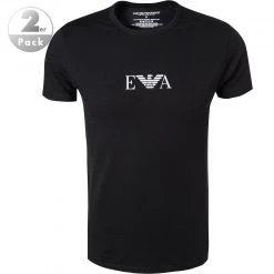 EMPORIO ARMANI CNeck T-Shirt DP 111267/CC715/07320 T-Shirts, Baumwolle, Schwarz
