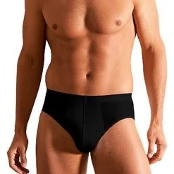 Novila Stretch Cotton Sport-Slip 8035/11/28 Baumwoll-Stretch, Schwarz