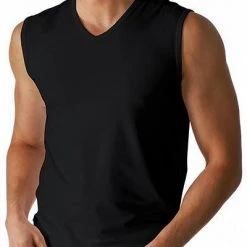 Mey DRY COTTON Muskel-Shirt schwarz 46037/123 Tanktop, Baumwolle