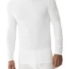 Zimmerli Pureness 700 Shirt LS 700/1350/01 Longsleeve, Micromodal OEKO-TEX, Weiß, White