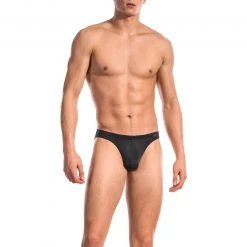 Olaf Benz RED1201 Brazilbrief black 105832/8000 Slip, Mikrofaser, Schwarz