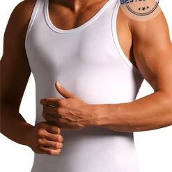 Novila Natural Comfort Achselhemd 8036/00/1 Tanktop, Mako-Baumwolle, Weiß, Weiss