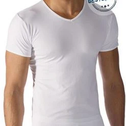 Mey SOFTWARE V-Neck weiß 42507/101 T-Shirt, Modal