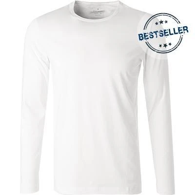 RAGMAN T-Shirt 482180/006 Longsleeve, Body Fit, Pima Baumwolle, Weiß 2 RAGMAN T-Shirt 482180/006 Longsleeve, Body Fit, Pima Baumwolle, Weiß – Bild 2