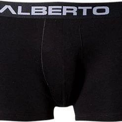Alberto Short Hero 06347003/999 Trunk, Baumwoll-Stretch, Schwarz