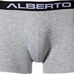 Alberto Short Hero 06347003/960 Trunk, Baumwoll-Stretch, Grau meliert, Grau