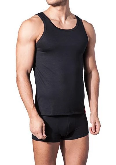 bruno banani Base Line Sportshirt 2203/1117/007 Tanktop, Baumwoll-Stretch, Schwarz 1 bruno banani Base Line Sportshirt 2203/1117/007 Tanktop, Baumwoll-Stretch, Schwarz