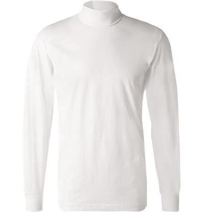 RAGMAN Longsleeve 400160/006 Stehkragenshirt, Baumwolle, Weiß 2 RAGMAN Longsleeve 400160/006 Stehkragenshirt, Baumwolle, Weiß – Bild 2