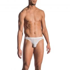 Olaf Benz RED0965 Brazilbrief white 106021/1000 Slip, Mikrofaser, Weiß