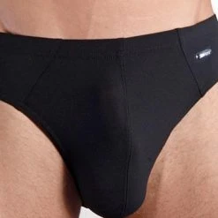 Olaf Benz RED0965 Brazilbrief black 106021/8000 Slip, Mikrofaser, Schwarz -MR Wasch Geschaft 145672 norm3