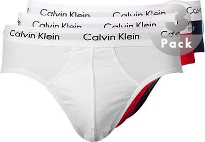 Calvin Klein Underwear Calvin Klein COTTON STRETCH 3er Pack U2661G/I03 Slips, Baumwolle, Navy-weiß-rot, Navy-weiß-red 2 Calvin Klein Underwear Calvin Klein COTTON STRETCH 3er Pack U2661G/I03 Slips, Baumwolle, Navy-weiß-rot, Navy-weiß-red – Bild 2
