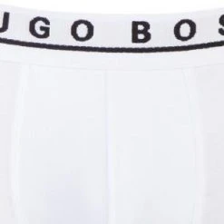 BOSS Boxer Brief 3er Pack 50325404/100 Trunks, Baumwoll-Stretch, Weiß, White -MR Wasch Geschaft 153850 norm2