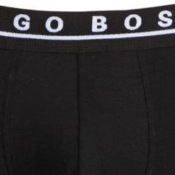 BOSS Boxer Brief 3er Pack 50325404/001 Trunks, Baumwoll-Stretch, Schwarz, Black -MR Wasch Geschaft 153851 norm2