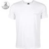 BOSS RH-Shirt 2er Pack white 50325405/100 T-Shirts, Baumwoll-Stretch, Weiß