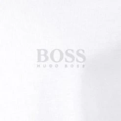 BOSS RH-Shirt 2er Pack white 50325405/100 T-Shirts, Baumwoll-Stretch, Weiß -MR Wasch Geschaft 153872 norm3