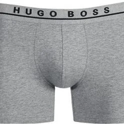 BOSS Boxer Brief 3er Pack 50325404/999 Trunks, Baumwoll-Stretch, Weiß-grau-schwarz, Pre-pack -MR Wasch Geschaft 154142 norm2