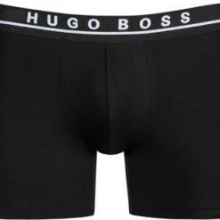 BOSS Boxer Brief 3er Pack 50325404/999 Trunks, Baumwoll-Stretch, Weiß-grau-schwarz, Pre-pack -MR Wasch Geschaft 154142 norm3