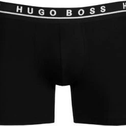 BOSS Boxer Brief 3er Pack 50325404/999 Trunks, Baumwoll-Stretch, Weiß-grau-schwarz, Pre-pack -MR Wasch Geschaft 154142 norm4