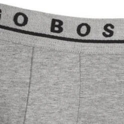 BOSS Boxer Brief 3er Pack 50325404/999 Trunks, Baumwoll-Stretch, Weiß-grau-schwarz, Pre-pack -MR Wasch Geschaft 154142 norm5