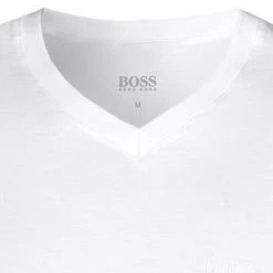 BOSS V-Shirt 2er Pack white 50325401/100 T-Shirts, Baumwolle, Weiß -MR Wasch Geschaft 154978 norm2