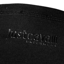 Just cavalli RH-Shirt Just Cool schwarz E4400/01 T-Shirt, Baumwoll-Stretch -MR Wasch Geschaft 174660 norm3