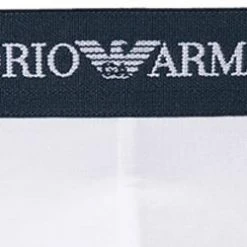 EMPORIO ARMANI Brief 2Pack 111321/CC717/10410 Slips, Baumwoll-Stretch, Weiß-navy, Weiß-blau -MR Wasch Geschaft 178885 norm2