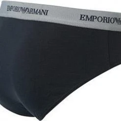 EMPORIO ARMANI Brief 2Pack 111321/CC717/13742 Slips, Baumwoll-Stretch, Mittelgrau-nachtblau, Grau-blau -MR Wasch Geschaft 178886 norm6