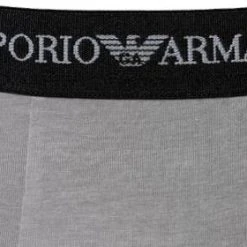 EMPORIO ARMANI Trunk 3er Pack 111357/CC717/02910 Trunks, Baumwoll-Stretch, Weiß-grau-schwarz, Weiß-schwarz-grau -MR Wasch Geschaft 178890 norm5