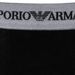 EMPORIO ARMANI Trunk 3er Pack 111357/CC717/02910 Trunks, Baumwoll-Stretch, Weiß-grau-schwarz, Weiß-schwarz-grau -MR Wasch Geschaft 178890 norm6