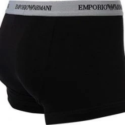 EMPORIO ARMANI Trunk 3er Pack 111357/CC717/00120 Trunks, Baumwoll-Stretch, Schwarz -MR Wasch Geschaft 187400 norm3