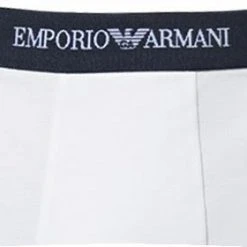 EMPORIO ARMANI Trunk 3er Pack 111357/CC717/00110 Trunks, Baumwoll-Stretch, Weiß -MR Wasch Geschaft 187401 norm2
