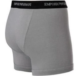 EMPORIO ARMANI Boxer 2er Pack 111268/CC717/03320 Trunks, Baumwoll-Stretch, Schwarz-grau -MR Wasch Geschaft 189169 norm5