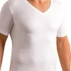 Novila Natural Comfort V-Shirt 8036/06/01 T-Shirt, Slim Fit, Mako-Baumwolle, Weiß