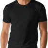 Mey DRY COTTON 1/2 Arm-Shirt 46002/123 T-Shirt, Baumwolle, Schwarz