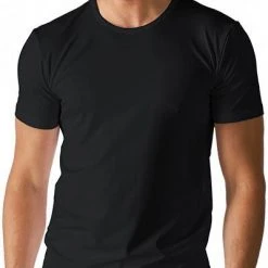 Mey DRY COTTON 1/2 Arm-Shirt 46002/123 T-Shirt, Baumwolle, Schwarz