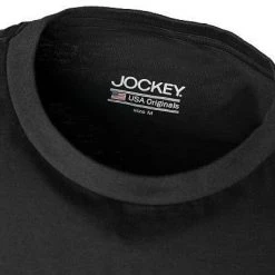 Jockey T-Shirt 2er Pack 120120/999 T-Shirts, Baumwolle, Schwarz -MR Wasch Geschaft 210766 norm2