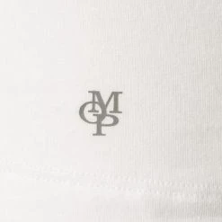 Marc O'Polo Shirt V-Neck 2er Pack 149804/100 T-Shirts, Baumwoll-Stretch, Weiß, White -MR Wasch Geschaft 219807 norm3