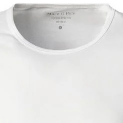 Marc O'Polo Shirt Crew-Neck 149803/100 T-Shirts, Baumwoll-Stretch, Weiß, White -MR Wasch Geschaft 219817 norm2