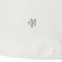 Marc O'Polo Shirt Crew-Neck 149803/100 T-Shirts, Baumwoll-Stretch, Weiß, White -MR Wasch Geschaft 219817 norm3