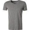 Marc O'Polo Shirt V-Neck 2er Pack 149804/202 T-Shirts, Baumwoll-Stretch, Grau meliert, Grey-melange