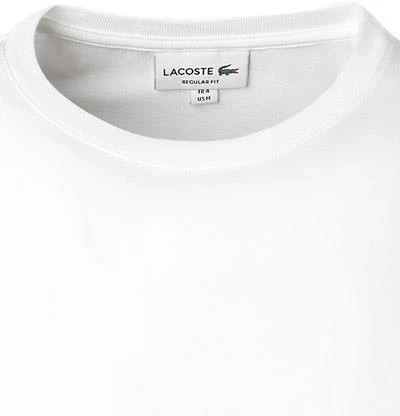 LACOSTE T-Shirt TH2040/001 Longsleeve, Regular Fit, Baumwolle, Weiß, Blanc 2 LACOSTE T-Shirt TH2040/001 Longsleeve, Regular Fit, Baumwolle, Weiß, Blanc – Bild 2