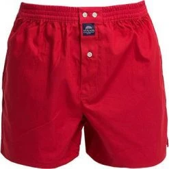 MC ALSON Boxer-Shorts 0110/rot Boxershorts, Baumwolle