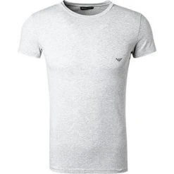 EMPORIO ARMANI T-Shirt 111035/CC729/00048 Baumwolle, Hellgrau meliert, Grau