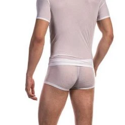 Olaf Benz RED1201 T-Shirt weiß 105835/1000 Mikrofaser, Weiß gestreift 6 Olaf Benz RED1201 T-Shirt weiß 105835/1000 Mikrofaser, Weiß gestreift -MR Wasch Geschaft 229785 norm2