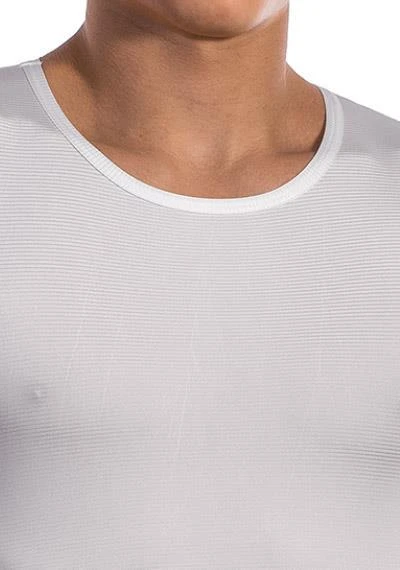 Olaf Benz RED1201 T-Shirt weiß 105835/1000 Mikrofaser, Weiß gestreift 4 Olaf Benz RED1201 T-Shirt weiß 105835/1000 Mikrofaser, Weiß gestreift – Bild 4