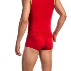 Olaf Benz RED1201 Tanktop rot 105836/3000 Mikrofaser, Rot gestreift -MR Wasch Geschaft 229867 norm2