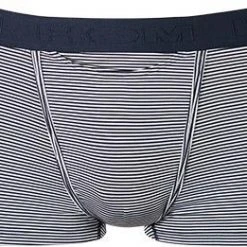 HOM HO1 Simon Boxer Briefs 359850/00RA Trunk, Modal-Stretch, Navy-weiß gestreift, Navy